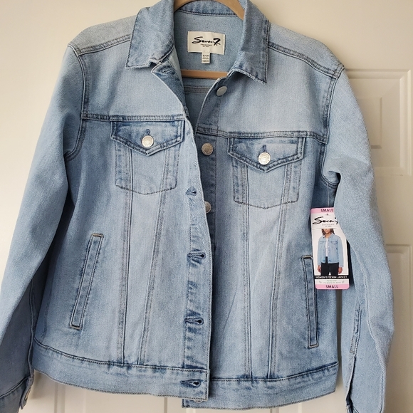 NEW Seven7 Denim Womens Jacket Size S-M - Picture 1 of 6
